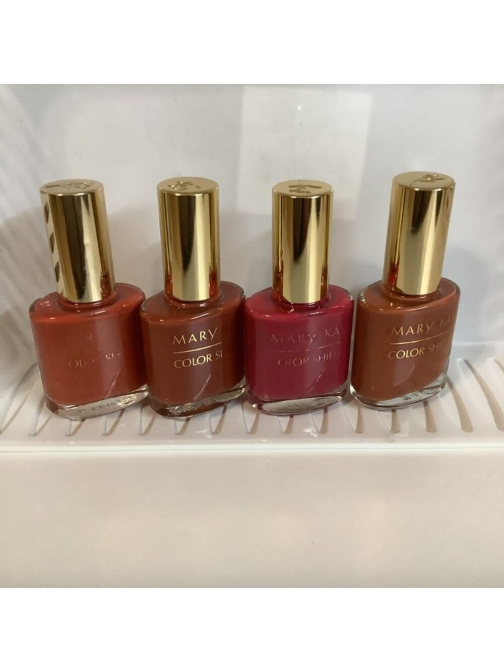 Mary Kay Color Shield Nail Polish, Bundle Of 4 Discontinued Shades, New No Box